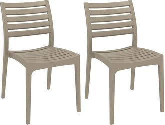 Clp Clp - Set De 2 Sillas De Jard&iacute;n Ares Barro