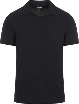 Giorgio Armani Blauw T-shirt voor mannen Stijlvol - Heren - Polos - Blauw - XL - Tops