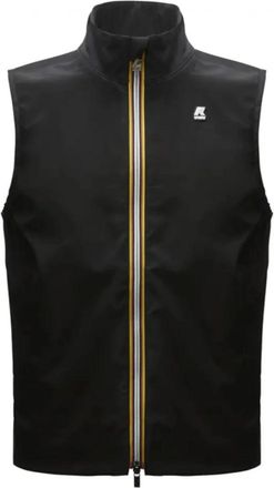 K-Way Zwarte Bomberjack - Heren - Bodywarmers - Zwart - S - Jassen