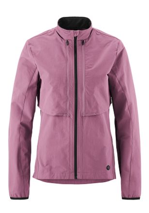 Gonso Fahrradjacke GONSO LANZADA, Damen, Gr. 38, dunkellila, 93% Polyamid, 7% Elasthan, Rundhals, Jacken Fahrradjacke, Damen 2-in-1 Jacke, winddichte Radjac
