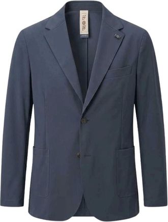 Bob Jassen, Heren, Blauw, M, Leer, Blazers