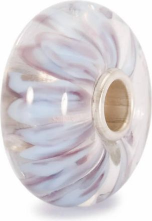 Trollbeads Womens Petals Glass Bead Charm In White