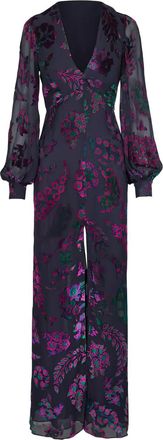 Etro Abito lungo a fiori - Blu