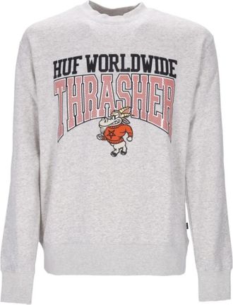 HUF Sweatshirt - Heren - Sweatshirts - Grijs - XL - Hoodies & sweatvesten