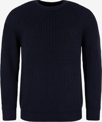 Batoner Gerippter Rundhalspullover aus Strick