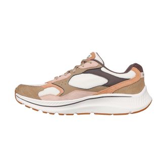 Skechers Womens Go Run Consistent 2.0 Retro Stride Sneaker, Light Brown Suede/Trim, 4.5 UK