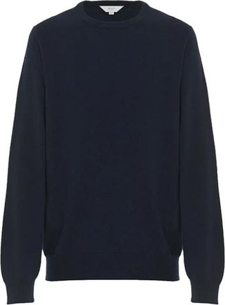 Malo Girocollo Basico - Heren - Cashmere truien - Blauw - M - Kasjmier - Truien & Vesten
