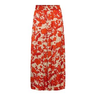 Soaked In Luxury Clero Noelle Print Broek - Dames - Wijde Broeken - Veelkleurig - L - Broeken