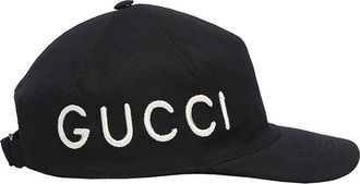 Gucci (WMNS) Gucci Love Logo Embroidered Hat Black 478948-3HD05-1000