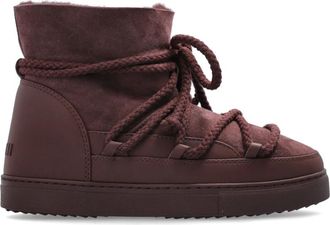 INUIKII Sneeuwlaarzen Klassiek - Dames - Winterlaarzen - Rood - 41 EU - Wol - Schoenen