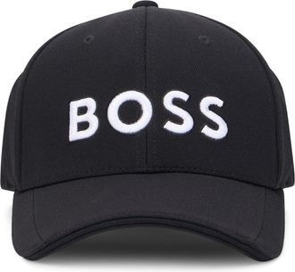 HUGO BOSS Mens Cap With Visor Black Polyester Hat