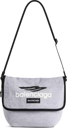 Balenciaga Explorer Small Messenger Bag Grey Black 6202592AA8K1469