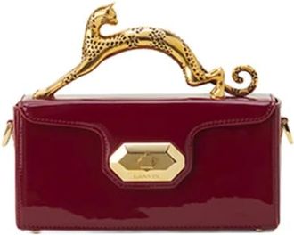 Lanvin Bolso Nano con Asa Superior Pencil Cat - Bags - Mujer - Rojo - ONE SIZE