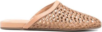 Ancient Greek Sandals The Slipper - Dames - Pantoffels - Beige - 36 EU - Leer - Schoenen