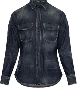 Dsquared2 Uomo, Magliette, Blu, M, new