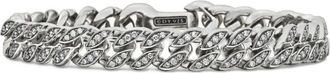 David Yurman Bracciale Curb Chain in argento sterling (8mm)