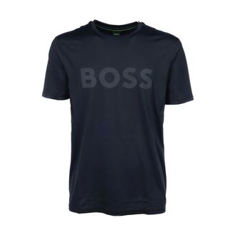 HUGO BOSS Tops, Heren, Zwart, 2Xl, Katoen, Casual Katoenen T-Shirt voor Mannen