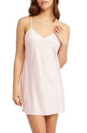 Rya Collection Fresh Satin Chemise in Blush at Nordstrom Rack, Size X-Large