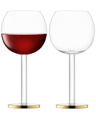 LSA International Lsa International Set Of 2 Luca Wine Goblet 11Oz