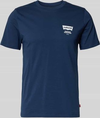 Levi's T-Shirt mit Label-Detail und Logo-Print in Marine, Gr&ouml;&szlig;e XXL