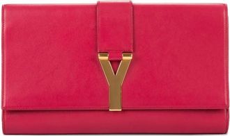 Saint Laurent Clutch Classic Y Line - Rosa