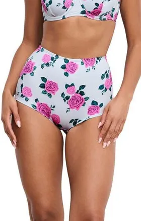 Good American Satin Swim Shorts in Vintage Rose001 at Nordstrom Rack, Size X-Small