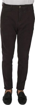 Siviglia Polyester Broek met Amerikaanse Zak - Heren - Chinos - Grijs - W32 - Polyester - Broeken