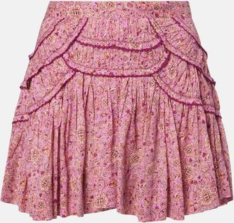 Isabel Marant Gonna Ceola in cotone con stampa