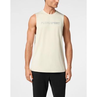 Plein Sport Reflective Tank Top Round Neck Men in Grey at Nordstrom, Size Xxx-Large Eu