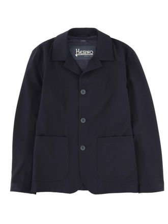 Herno Wool-Blend Tailored Patch Pockets Blazer