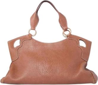 Cartier Pre-owned Vintage Handbag - Dames - Vintage Handtas - Bruin - ONE Size - Leer - Vintage