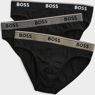 BOSS Mens Onyx stretch briefs Power 3-pack