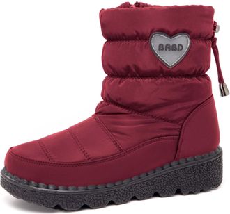 Generic Sobzia Waterproof Boots for Women Uk Walking High Thermal Comfortable Winter Shoes for Men Snow Boots Fur Lined Anti-Slip Trekking Hiking Warm Thermab