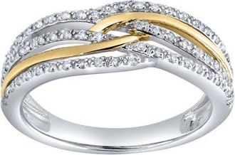 LuvMyJewelry Amoura 0.20 Ct Natural Diamond 10K Gold Ring in 10K White Gold at Nordstrom, Size 7