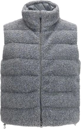 Herno Jassen, Dames, Grijs, M, Leer, Il Gilet