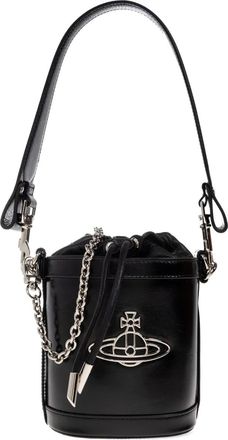 Vivienne Westwood Borsa a secchiello con decorazione - Nero