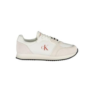 Calvin Klein Witte Polyurethaan Heren Sneaker