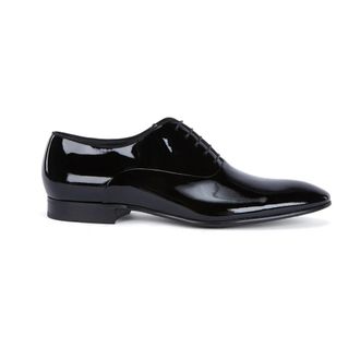 HUGO BOSS Heren, Schoenen, Zwart, Maat: 41 1/2 EU Leer