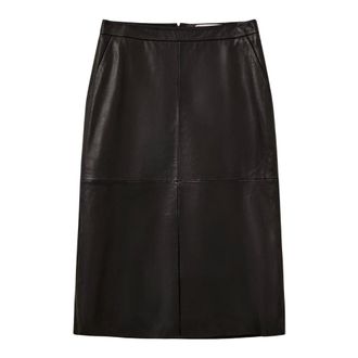 Sofie Schnoor Falda de Piel - Skirts - Mujer - Negro - XS