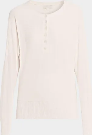 Barefoot Dreams CozyChic Ultra Lite Scalloped Henley Pullover
