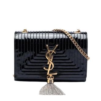 Saint Laurent Pre-owned Cross Body Bags, female, Black, Size: ONE SIZE Pre-owned The Kate Crossbody Bag