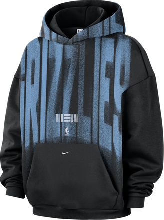 Nike Mens Memphis Grizzlies Standard Issue Therma-FIT Fleece Basketball Hoodie in Black | IO9220-010