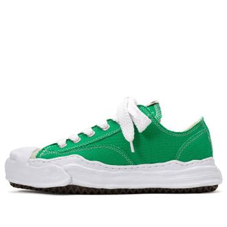 Miharayasuhiro HANK OG Sole Canvas Low-top Sneaker Green A05FW702-GRN