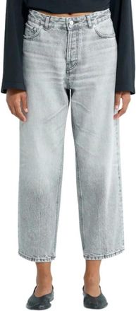 Haikure Fog Grey Jeans voor Vrouwen - Dames - Cropped Jeans - Grijs - W25 - Jeans