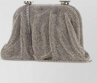 Benedetta Bruzziches venus rhinestone chain shoulder clutch bag