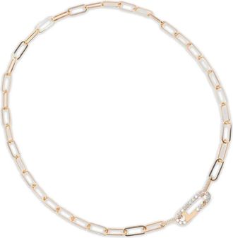 Alinka Collana a catena Linka in oro rosa 18kt con diamanti