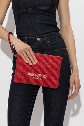 Jimmy Choo London Handbag With Logo, Womens, Red