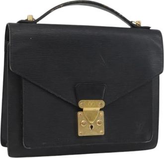Louis Vuitton Pre-owned Handtas - Dames - Vintage Handtas - Zwart - ONE Size - Leer - Vintage