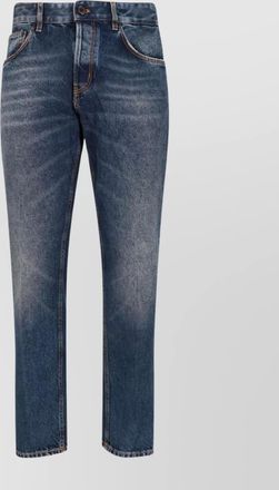 Pantaloni Torino straight trousers with belt loops and pockets