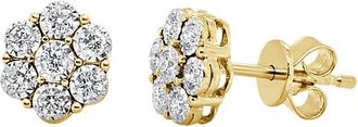 Sabrina Designs 14K 0.31 Ct. Tw. Diamond Cluster Stud Earrings